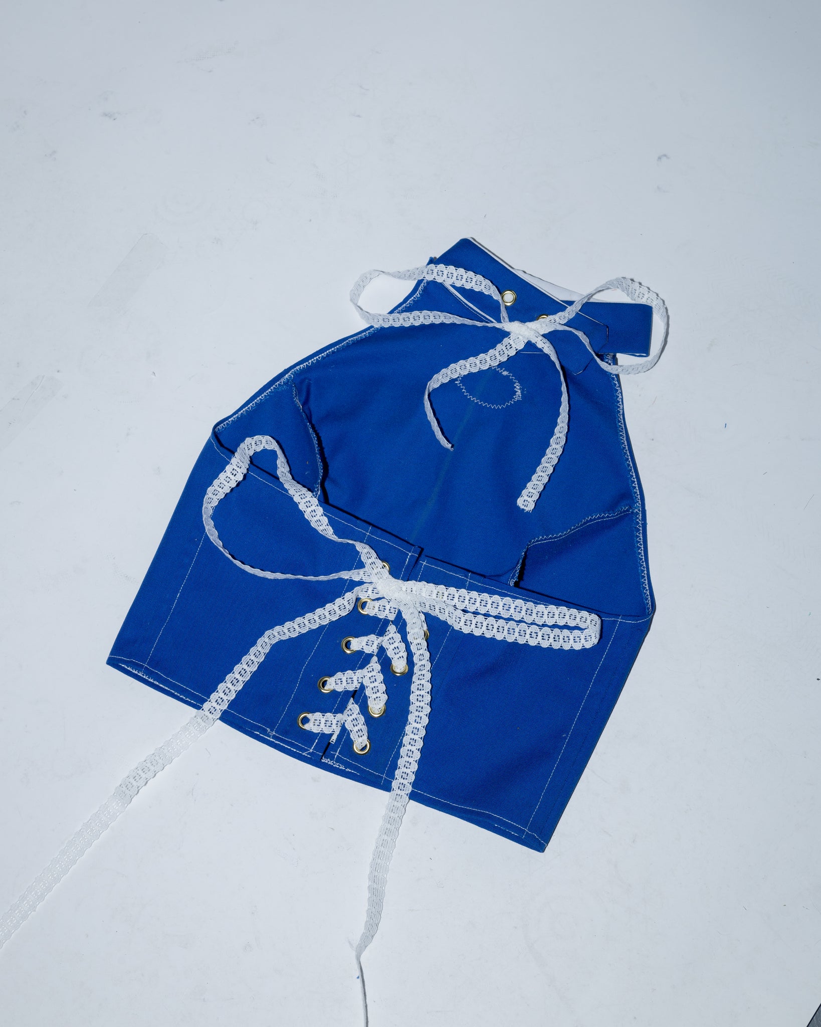 Royal Blue High-neck top