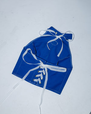 Royal Blue High-neck top
