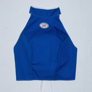 Royal Blue High-neck top