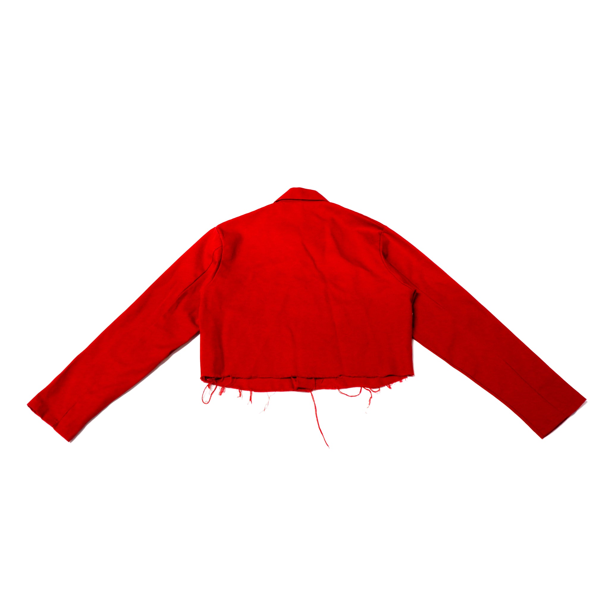 ‘Twill’ Work Coat: Yellow on Crimson